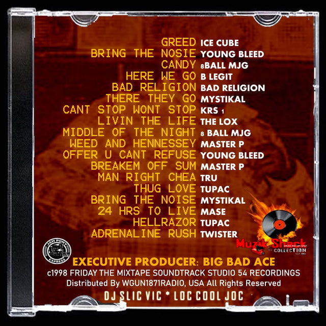 JAM PONY - FRIDAY THE MIXTAPE SOUNDTRACK c1998