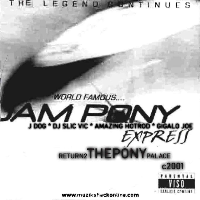 JAM PONY - RETURN 2 THE PONY PALACE c2001