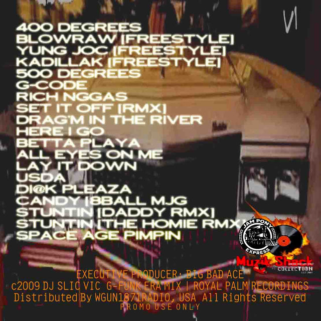 DJ SLIC VIC JPE - G FUNK ERA MIXTAPE c2009