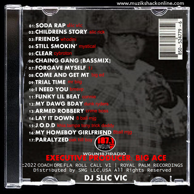 SLIC VIC - COACH DRE WINTER HAVEN ROLL CALL VOL 1  c2021