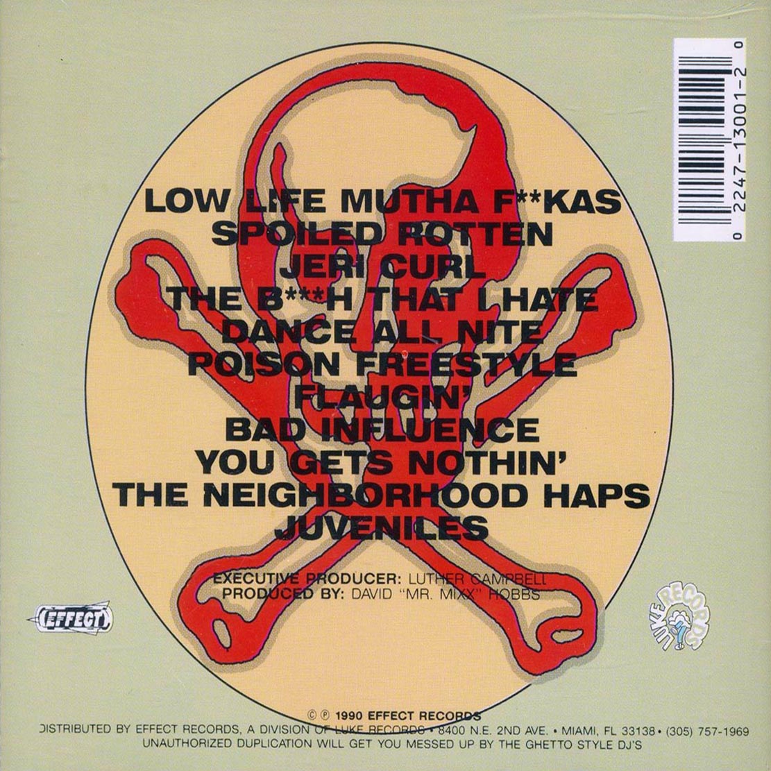 POISON CLAN - 2 LOW LIFE MUTHAS c1988