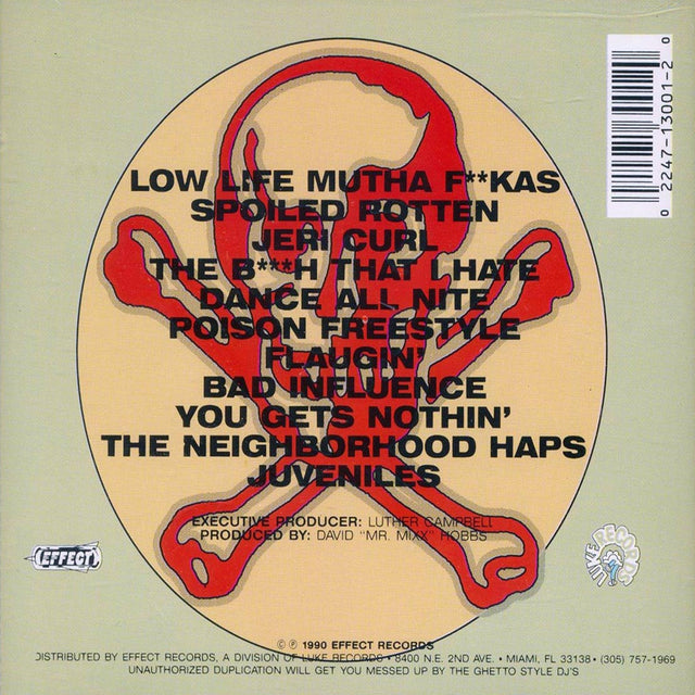 POISON CLAN - 2 LOW LIFE MUTHAS c1988