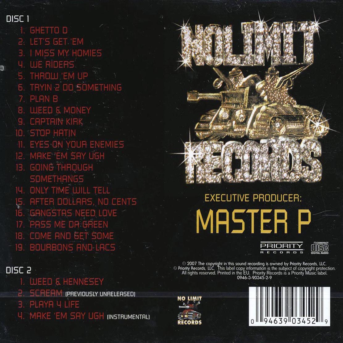 MASTER P - GHETTO D (2 CDS) c2007