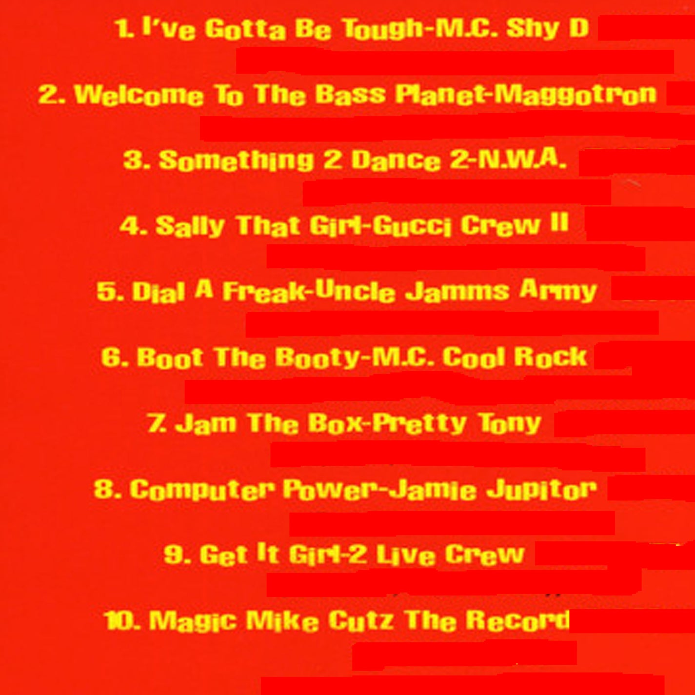 MIAMI BASS CLASSICS - WICKED 12" INCH REMIXES (CD LP) c1988