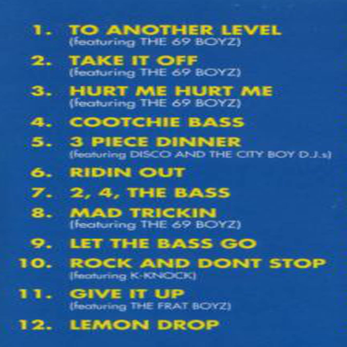 CC LEMONHEAD - BASS TO ANOTHER LEVEL (CD LP) c1994