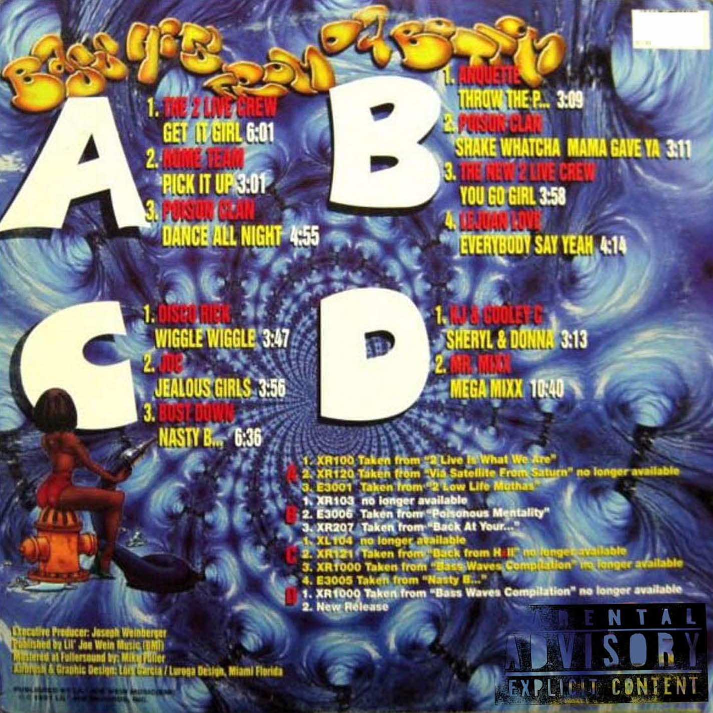 BASS HITS FROM THE BOTTOM - VOLUME 1 (CD LP) c1996