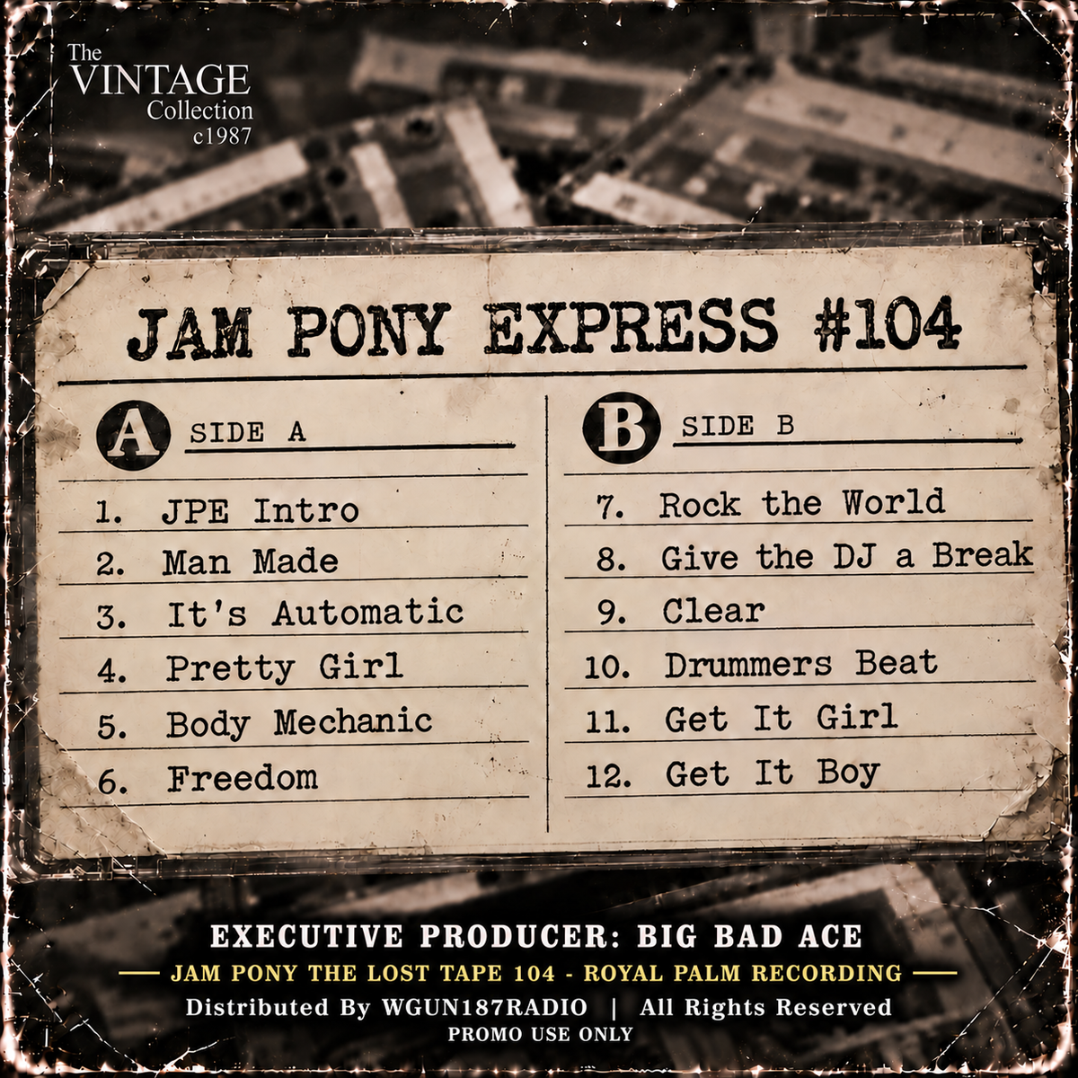 JAM PONY - THE LOST TAPE VINTAGE 104 c1987