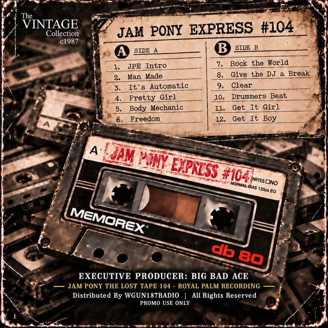 jam pony VINTAGE MIXTAPE 104 jpe djs c1987