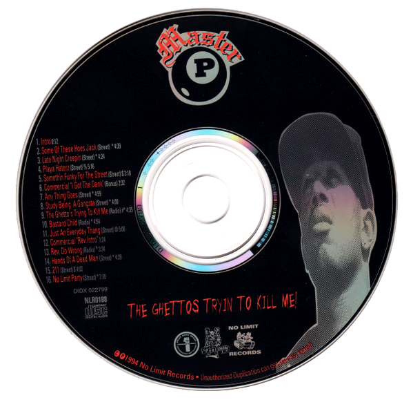 MASTER P - THE GHETTOS TRYIN TO KILL ME (CD LP) c1994