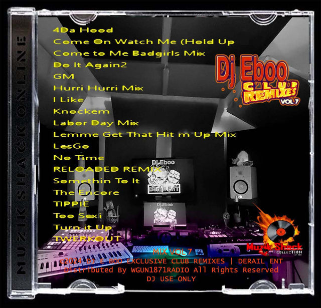 DJ E BOO - ULTIMATE CLUB REMIXES VOL 7 MIXTAPE c2024