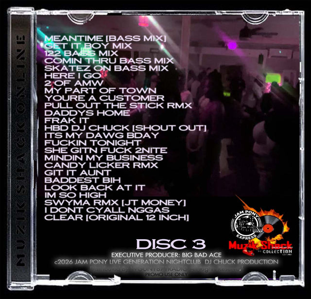 JAM PONY - GENERATIONS NIGHTCLUB EUSTIS FLA "LIVE" c2026