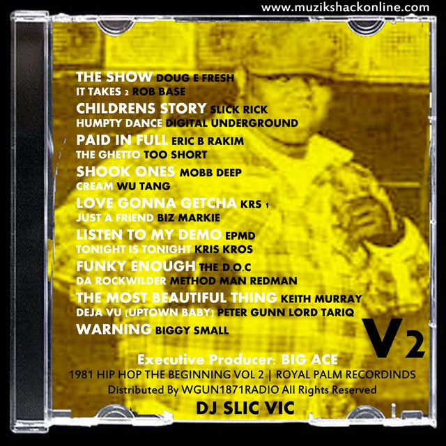 SLIC VIC - HIP HOP THE BEGINNINGS (BOXSET) c1981