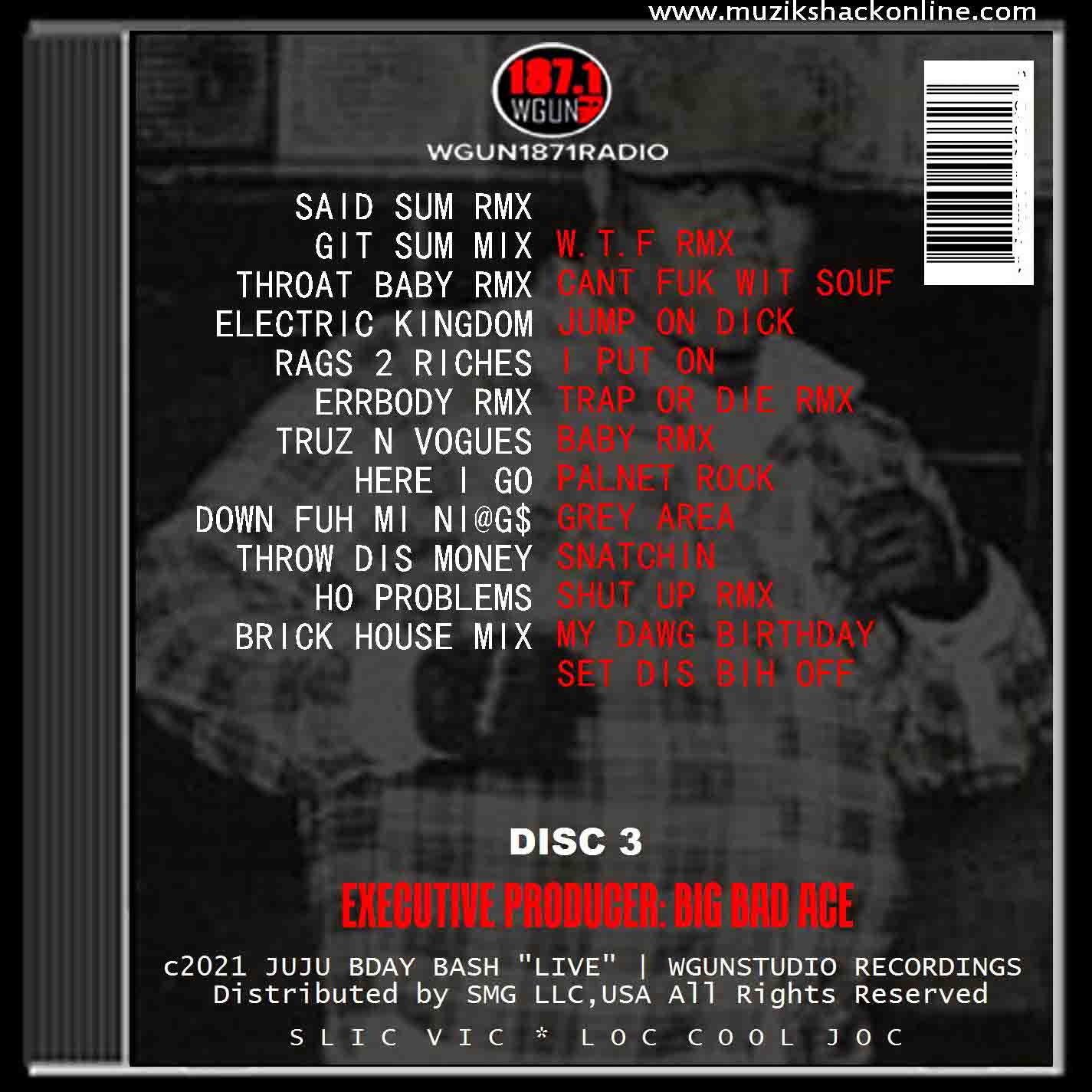 JAM PONY - LIVE" IN CLEARWATER JUJU GDAY BASH (BLOCK PARTY COPY) c2022