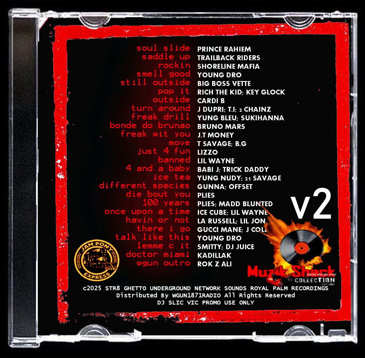 DJ SLIC VIC - STR8 GHETTO UNDERGROUND SOUNDS V2 c2025