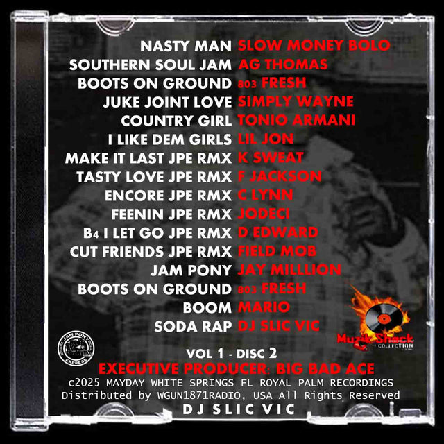 DJ SLIC VIC - MAYDAY WHITE SPRINGS VOL 1 BOXSET c2025