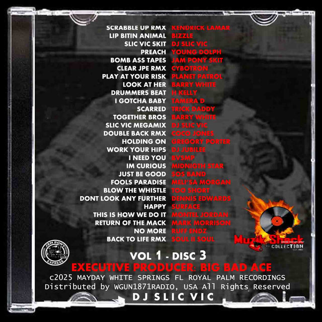 DJ SLIC VIC - MAYDAY WHITE SPRINGS VOL 1 BOXSET c2025