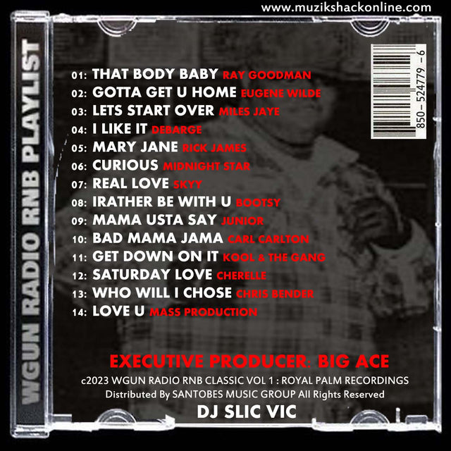 SLIC VIC - WGUN RADIO RNB CLASSIC VOL 1 (WGUN EDITION) c2023