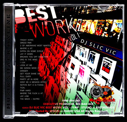 DJ SLIC VIC - THE BEST WORK VOL 1 MIXTAPE c1998 - 2004
