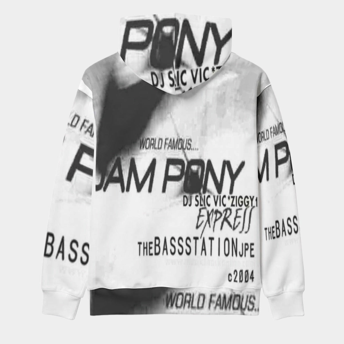 DJ SLIC VIC - BASS STATION MIXTAPE HOODIE