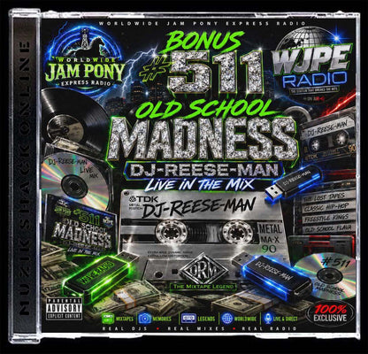 DJ REESEMAN JPE - OLD SCHOOL MADNESS #511 MIXTAPE c2026