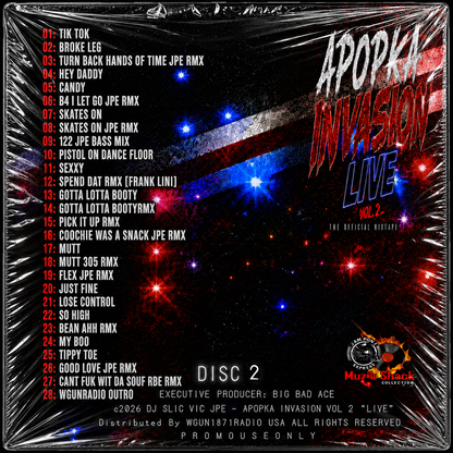DJ SLIC VIC JPE - APOPKA INVASION "LIVE VOL 2 c2026