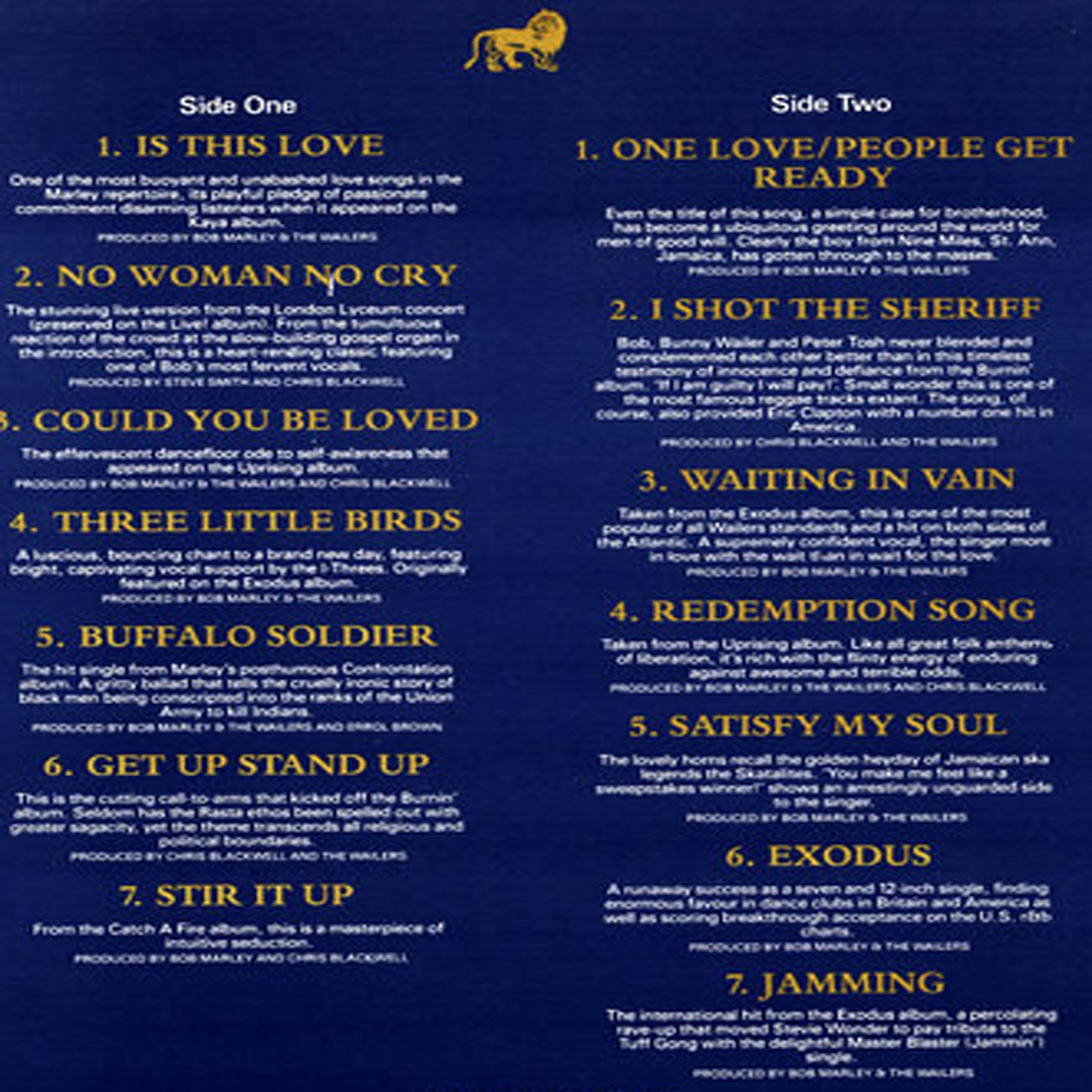 BOB MARLEY AND THE WAILORS - LEGEND (CD LP) c1994