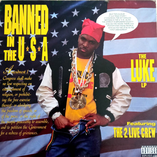 2 LIVE CREW - BANNED IN THE USA (CD LP) c1991