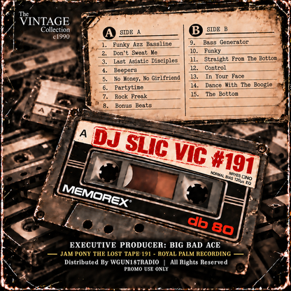 dj slic vic VINTAGE MIXTAPE 191 jpe djs c1990