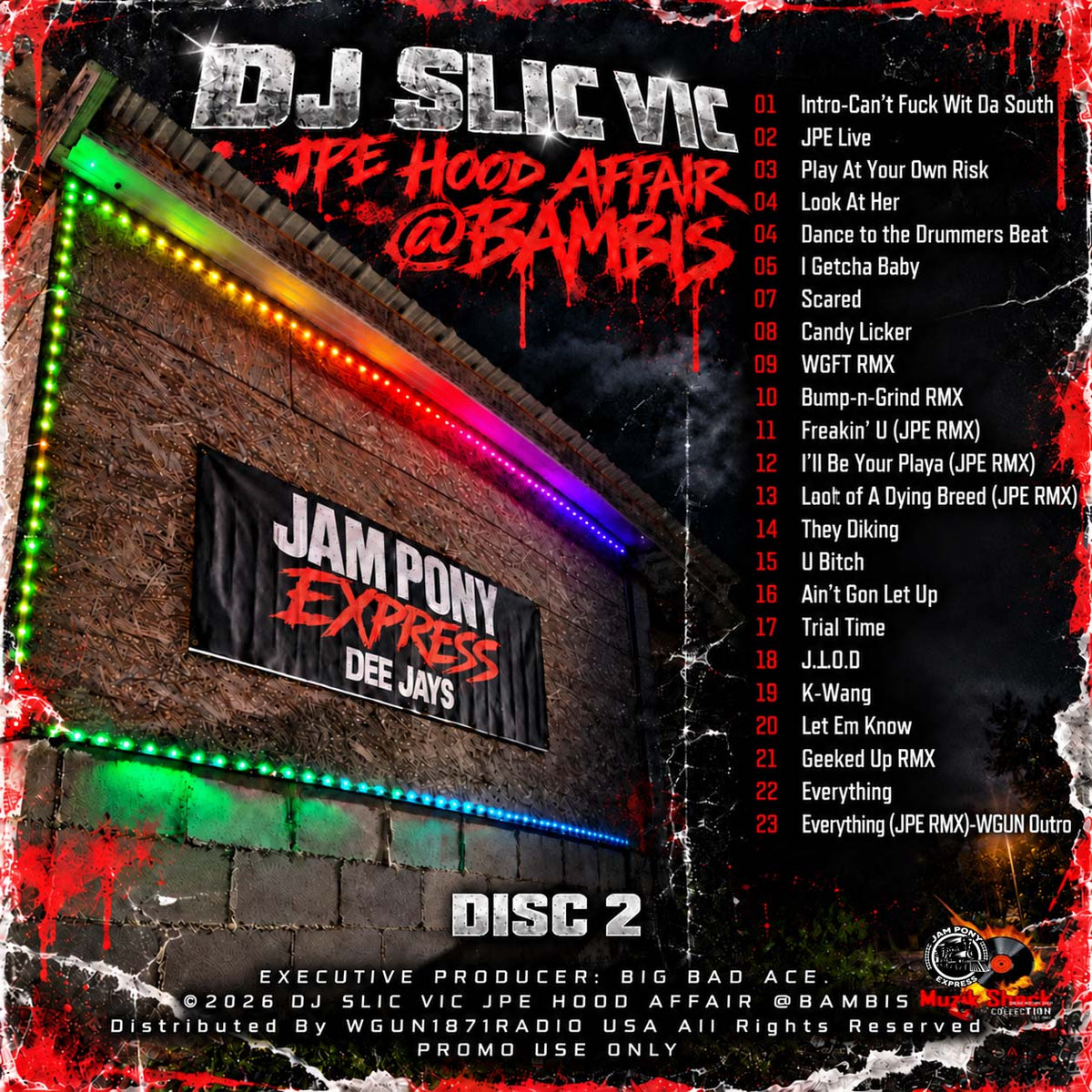DJ SLIC VIC JPE - "LIVE @BAMBI'S PLACE BEAUFORT SC c2026