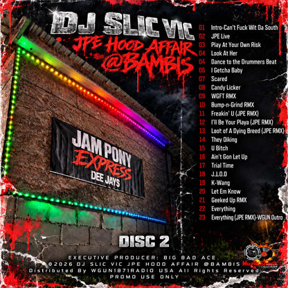 DJ SLIC VIC JPE - "LIVE @BAMBI'S PLACE BEAUFORT SC c2026