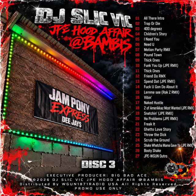 DJ SLIC VIC JPE - "LIVE @BAMBI'S PLACE BEAUFORT SC c2026