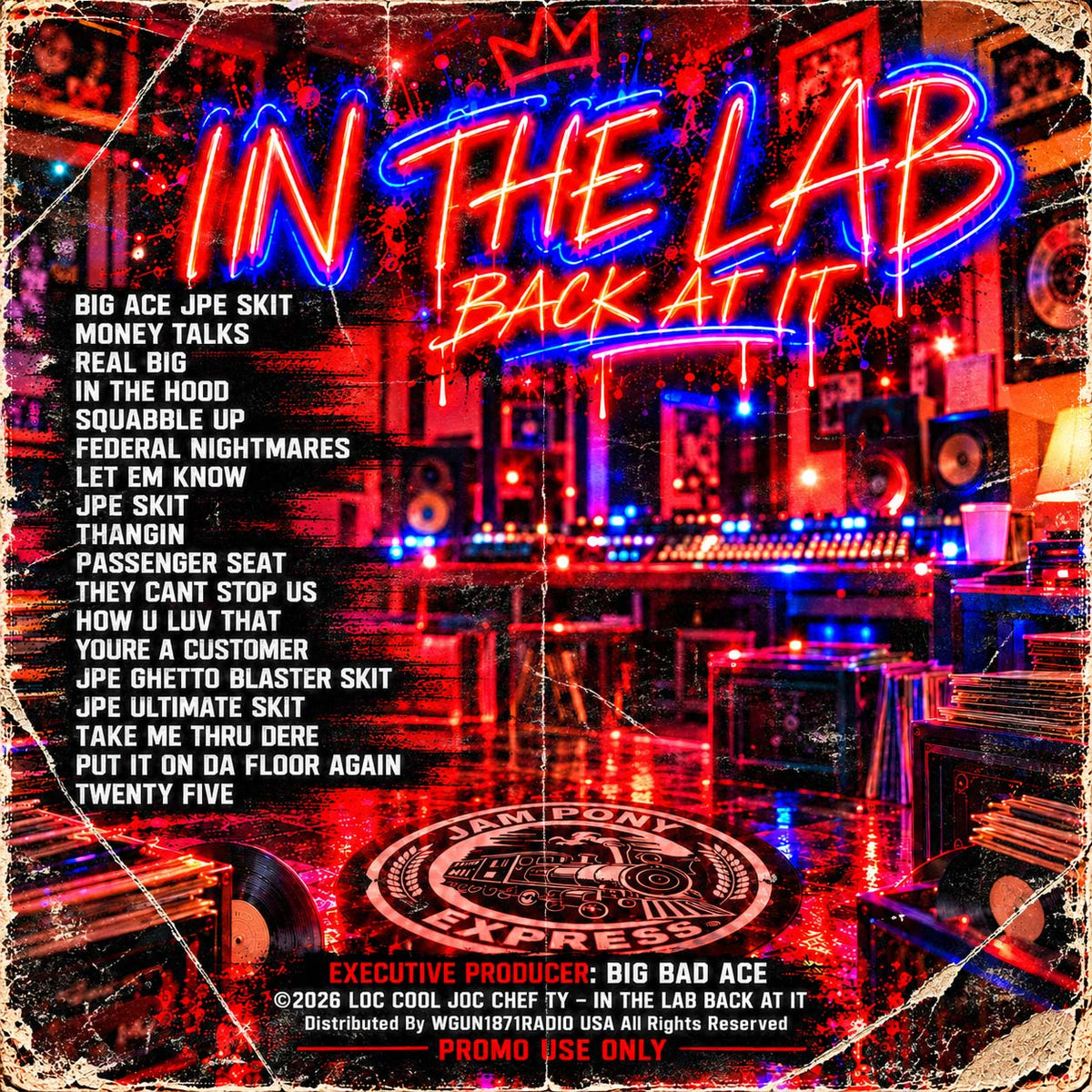LOC COOL JOC - IN THE LAB BACK AT IT c2026