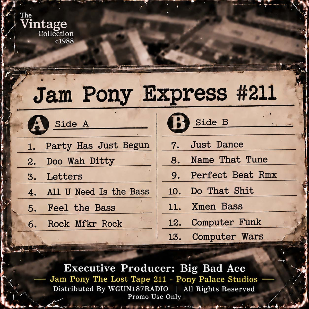 JAM PONY - THE LOST TAPE VINTAGE 211 c1988