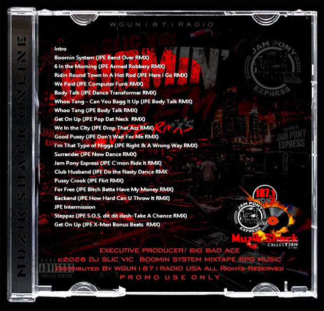 DJ SLIC VIC JPE- BOOMIN SYSTEM MIXTAPE c2026