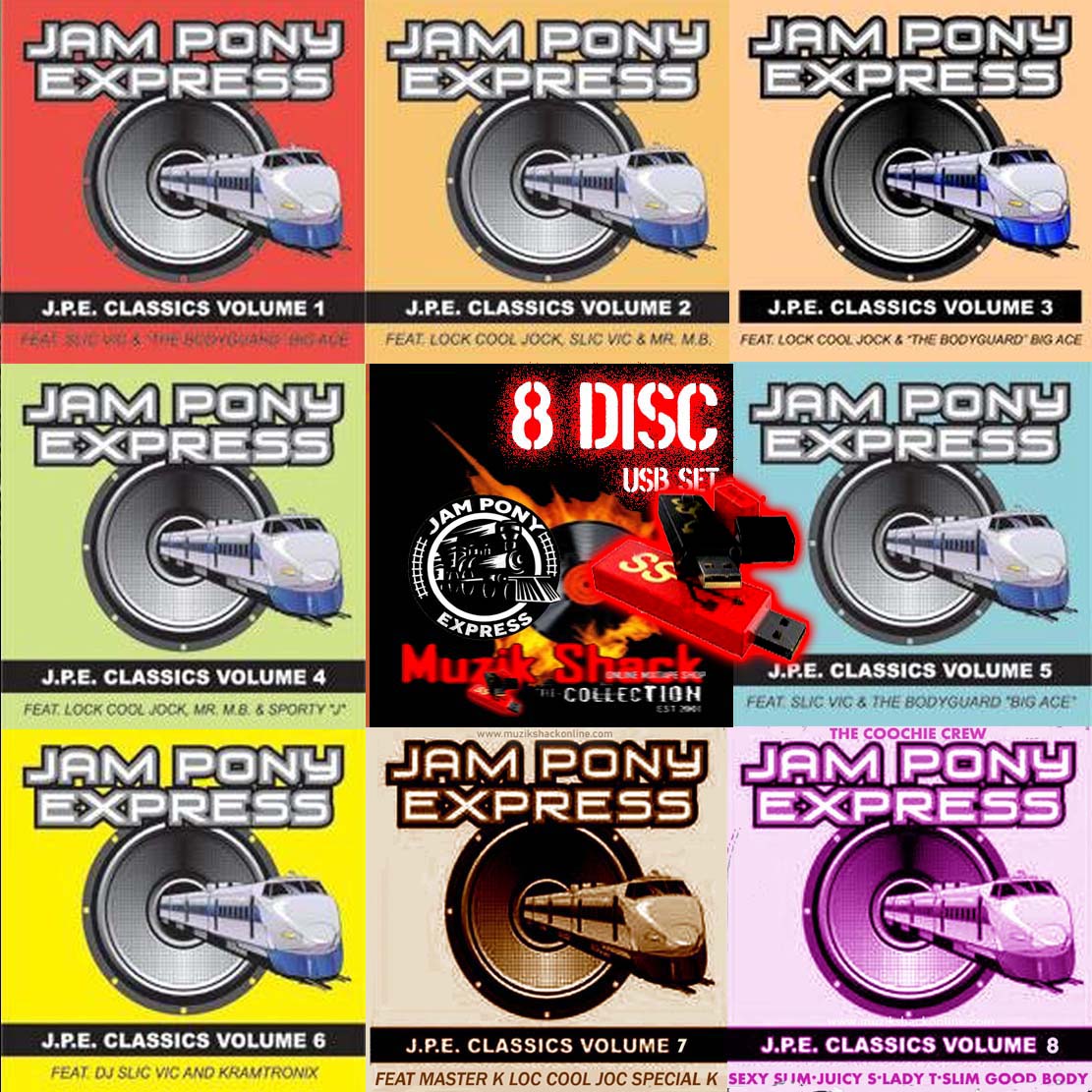 JAM PONY - CLASSIC VOL 1 - 8 BOXSET c1986 - 2002 – Muzik-Shack-Online