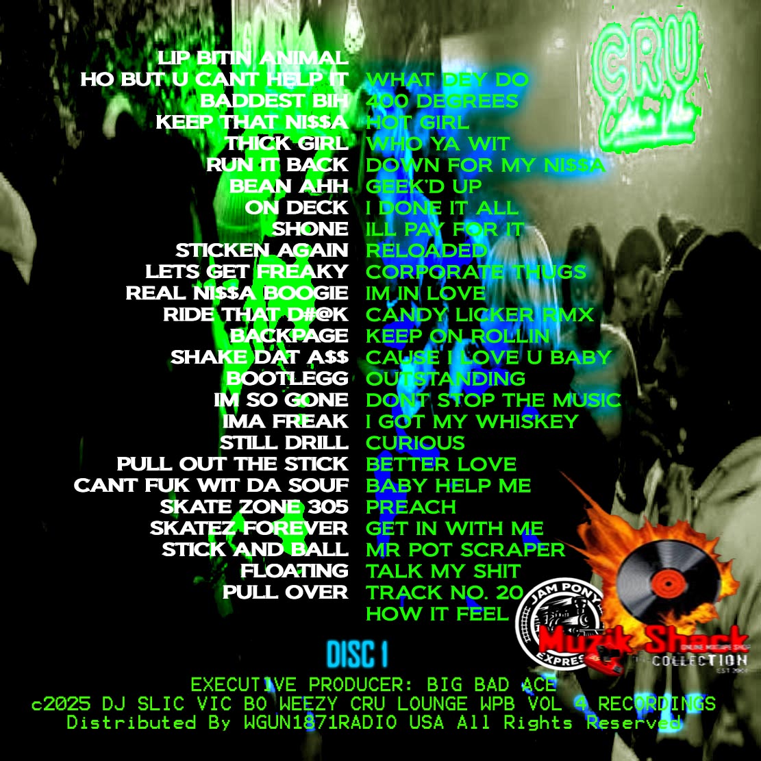 DJ SLIC VIC BO WEEZY - CATCH A VIBE CRU LOUNGE WPB "LIVE" VOL 4 c2025
