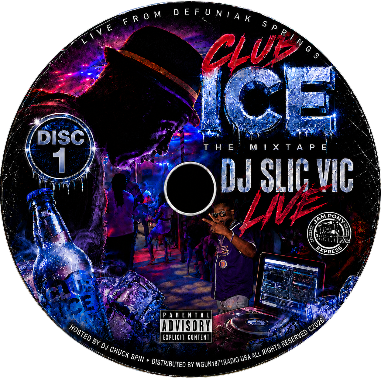 DJ SLIC VIC JPE - "LIVE @CLUB ICE DEFUNIAK SPRINGS c2026