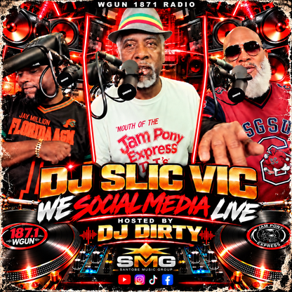 dj slic vic WE SOCIAL MEDIA LIVE dj dirty c2026