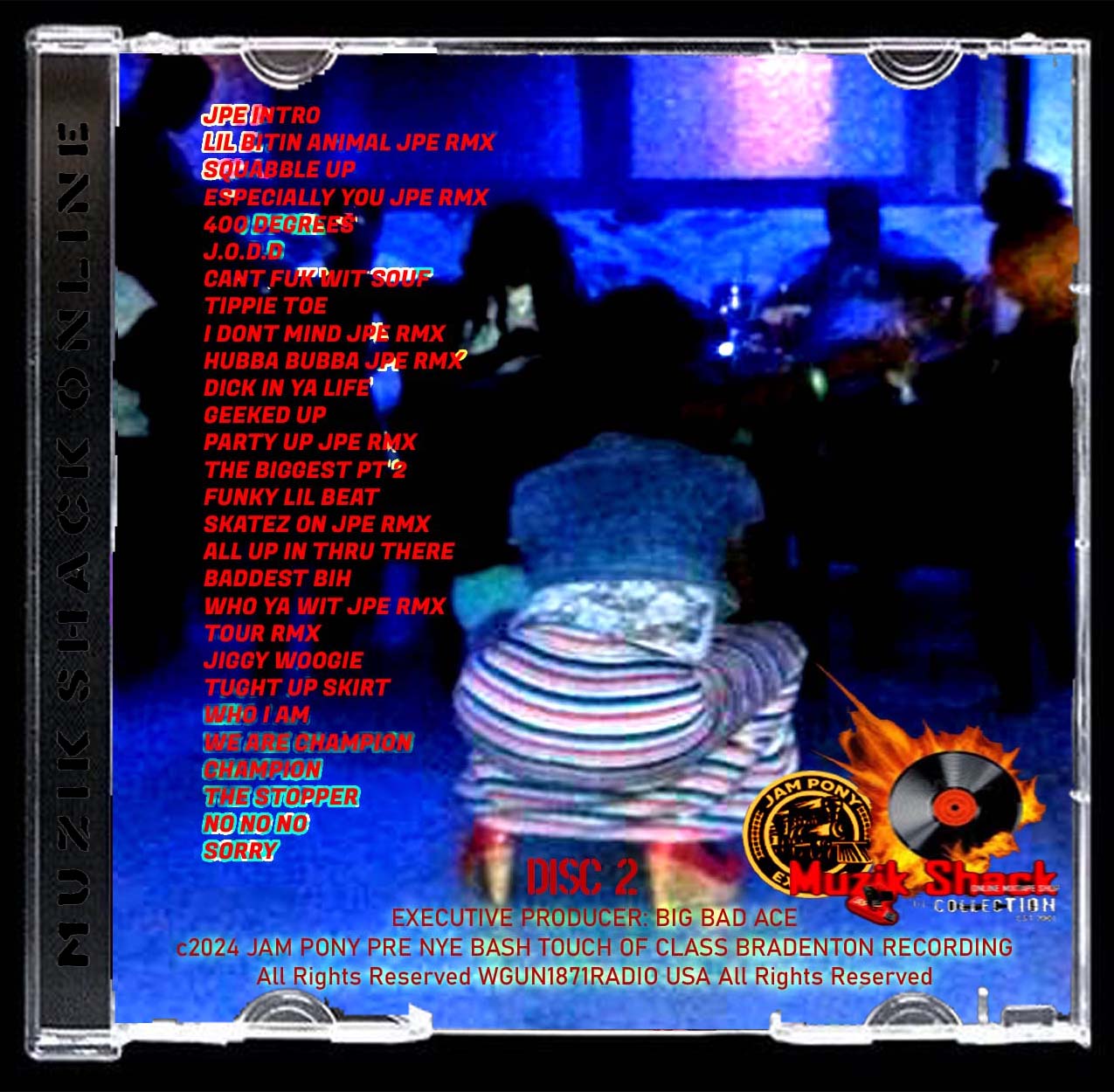 JAM PONY - NYE BASH TOUCH OF CLASS "LIVE" c2024