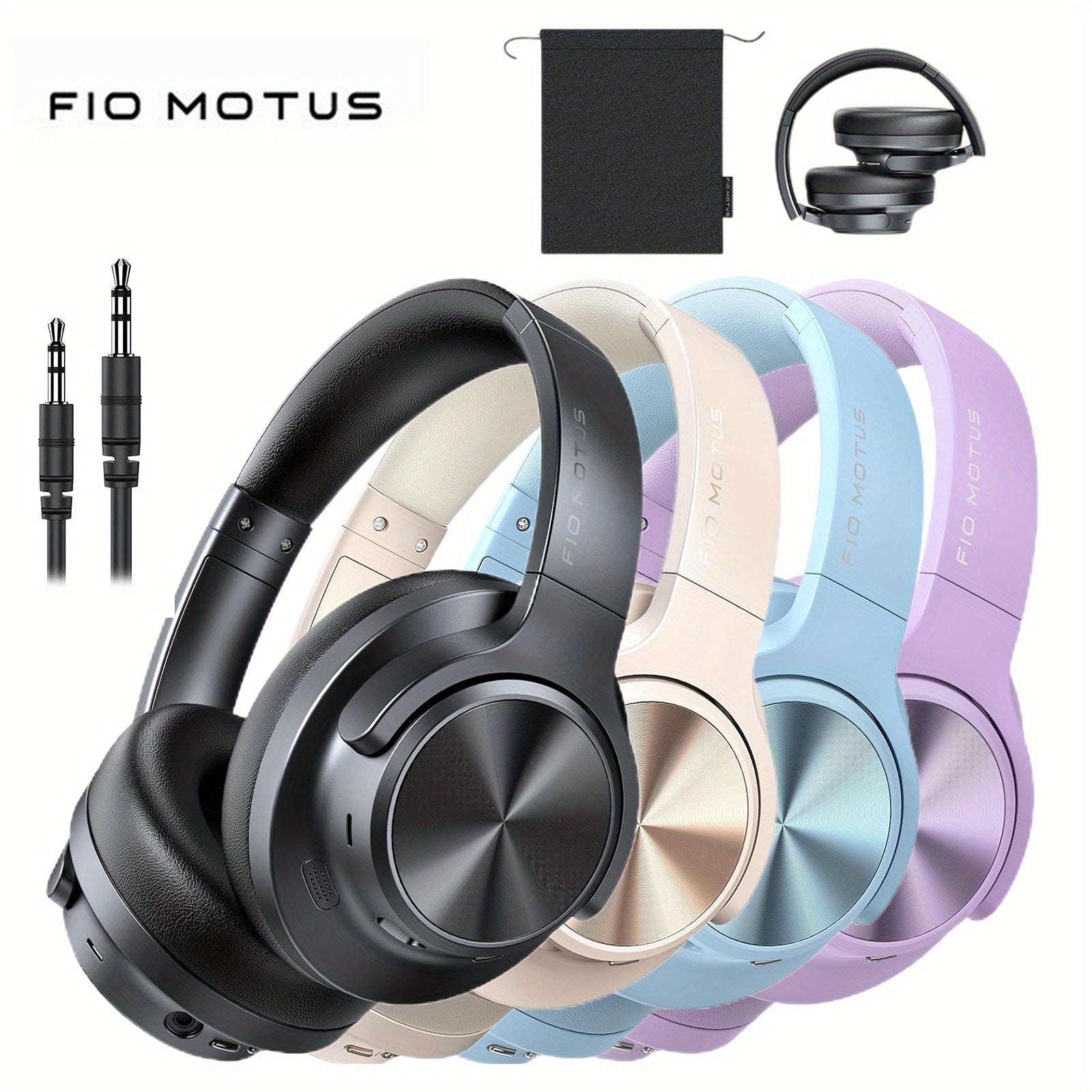 130H Wireless Noise Cancelling Headphones Noise Cancelling Headphones Wireless Over Ear Headphones with 130H Playtime  HiRes Sound Spatial Audio Custom EQ via App Comfort Fit Ear Cups for Travel Home Office