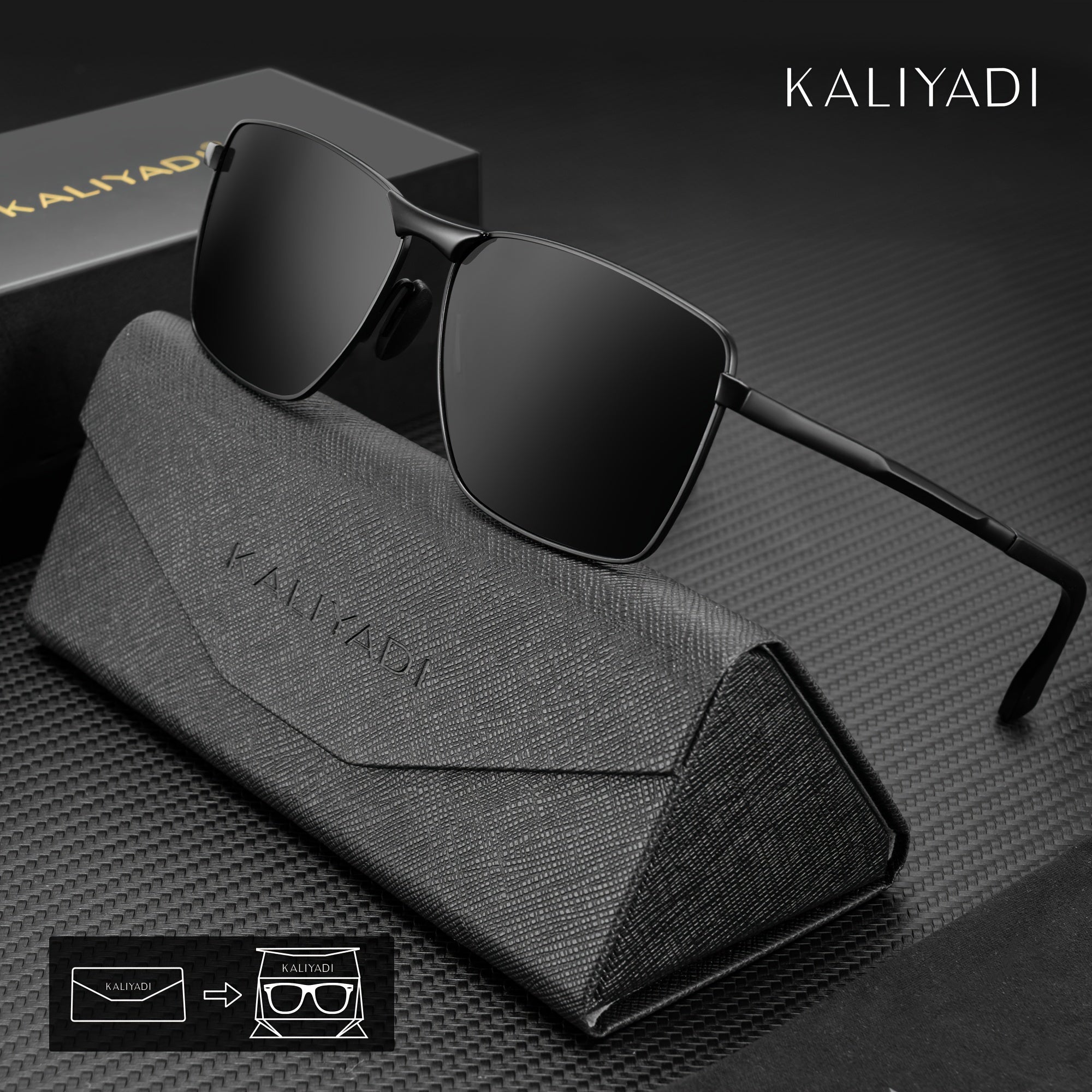 KALIYADI Valentines Day Gift Mens Fashion Glasses Polarized Fashion Glasses Men and Womens Fashion Lightweight Eyewear Fishing Outdoor Fashion Glasses