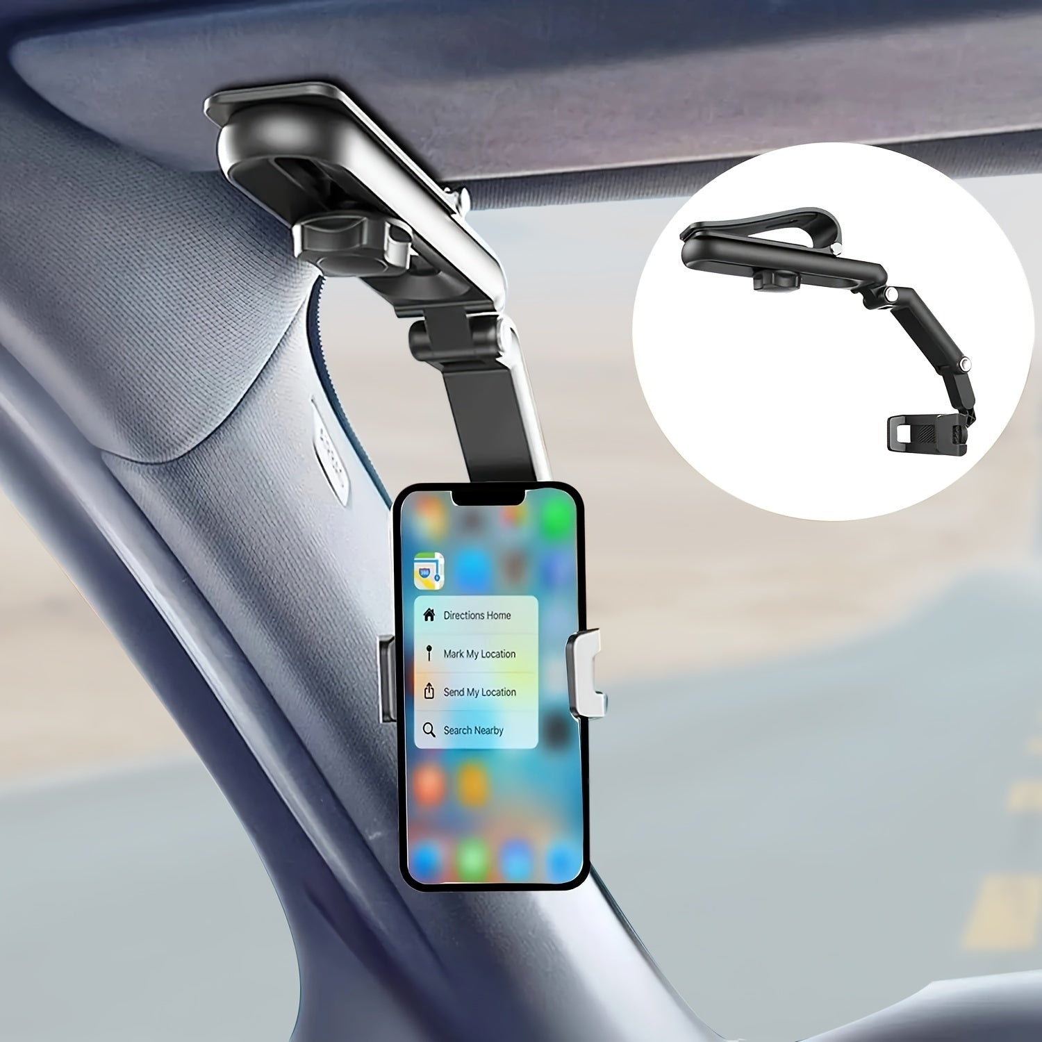 Multifunctional Car Navigation Phone Holder  Trendy General Automotive Accessories