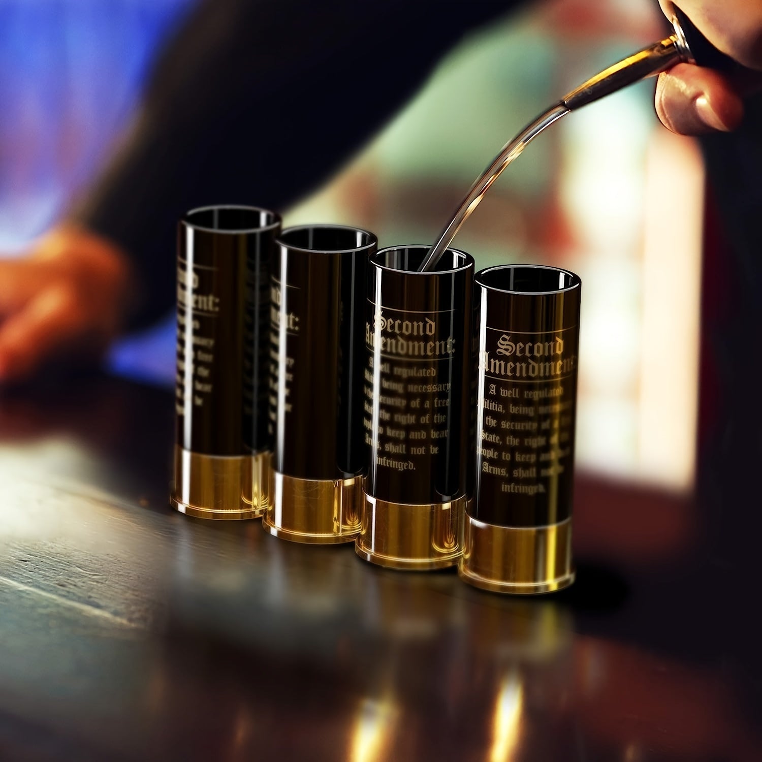 4pcs 12 Gauge Bullet Shot Glasses 