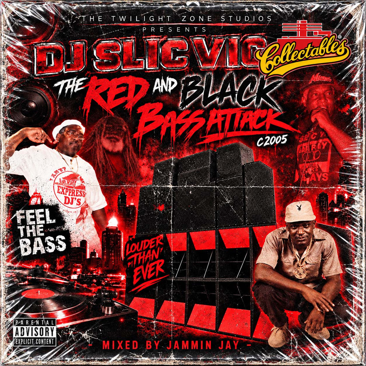 DJ SLIC VIC - THE RED -N- BLACK BASS ATTACK c2005