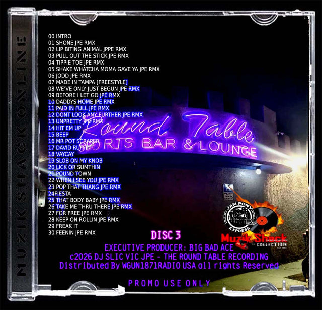 DJ SLIC VIC JPE - THE ROUND TABLE MIAMI c2026