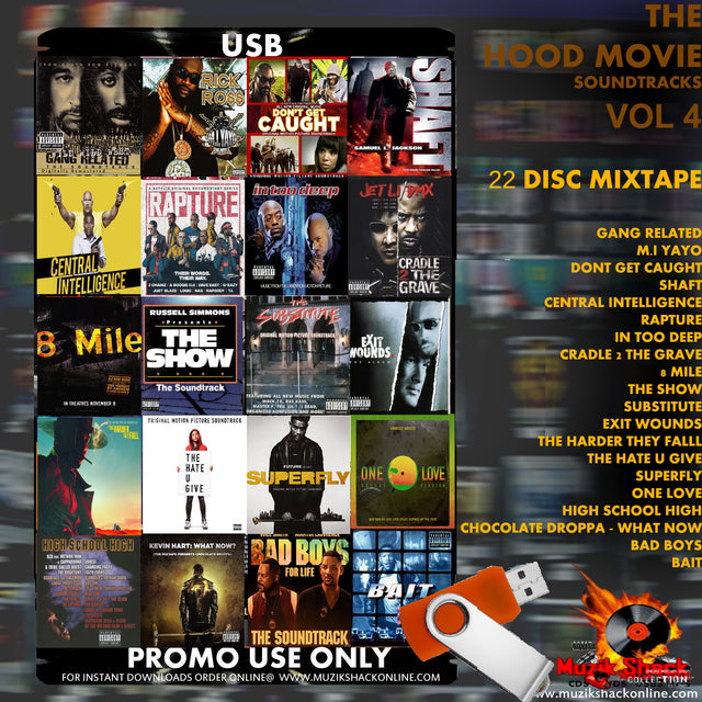 THE HOOD MOVIES SOUNDTRACK VOL 4 MIXTAPE c2025