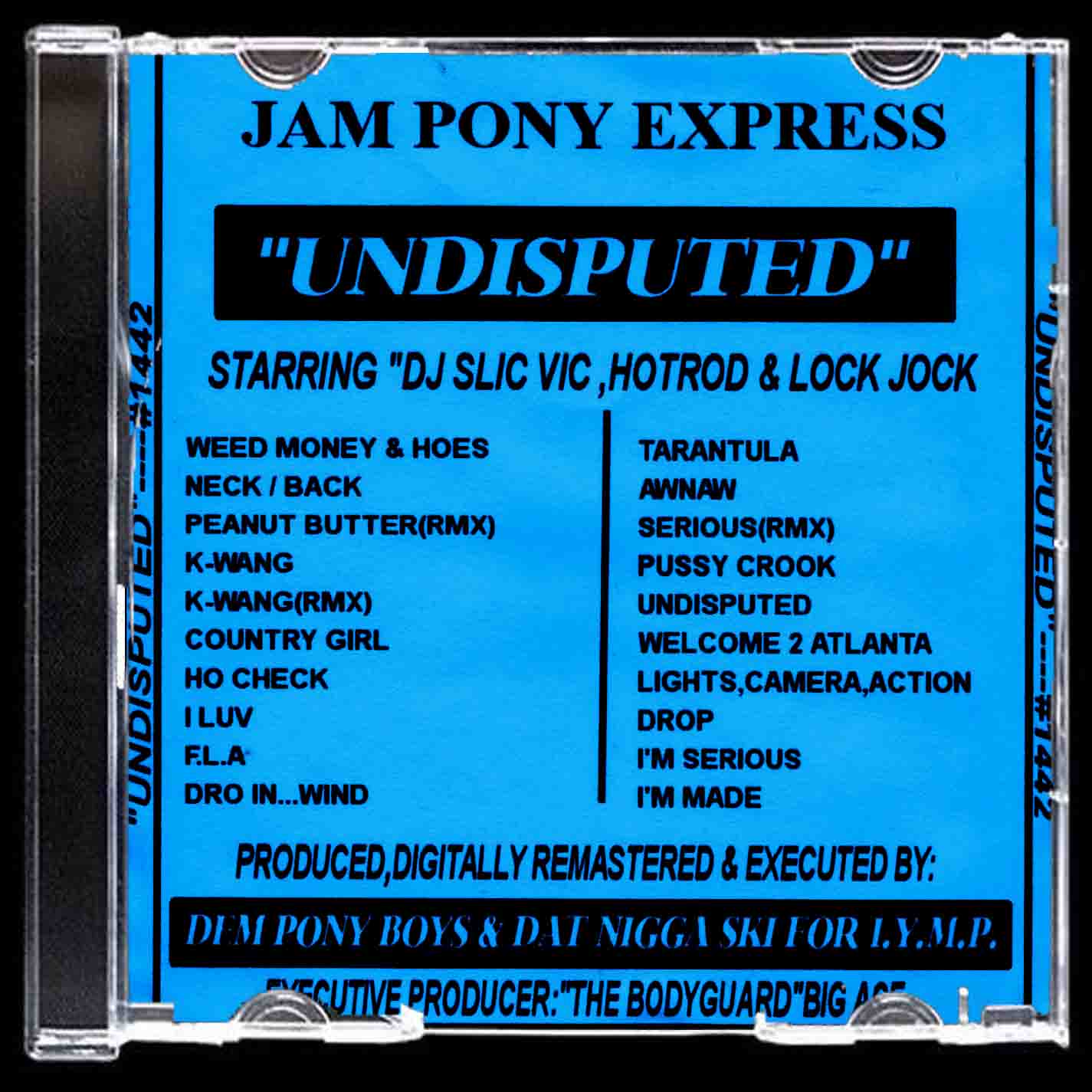 JAM PONY - UNDISPUTED (RARE COPY) c2002