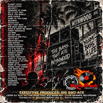 DJ SLIC VIC JPE - THE BASS THAT ATE WYNWOOD MEGAMIX c2016